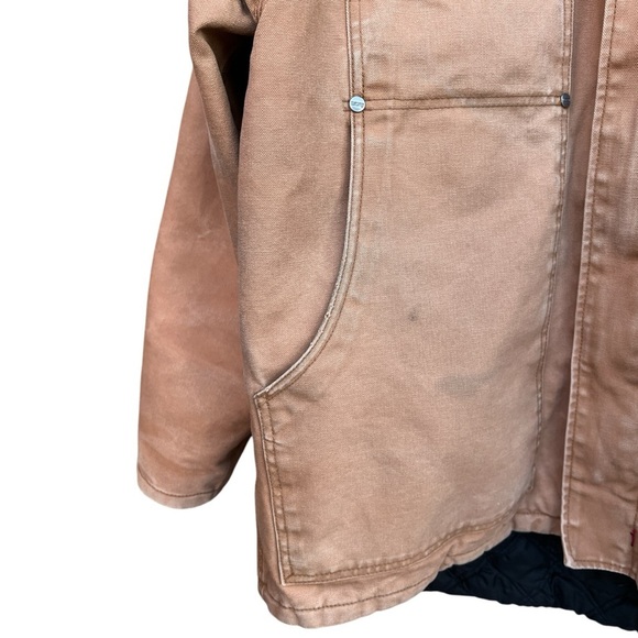 Craftsman Heavy Duty Insulated Canvas Work Jacket Chore Coat Men’s Size XL - Picture 7 of 14